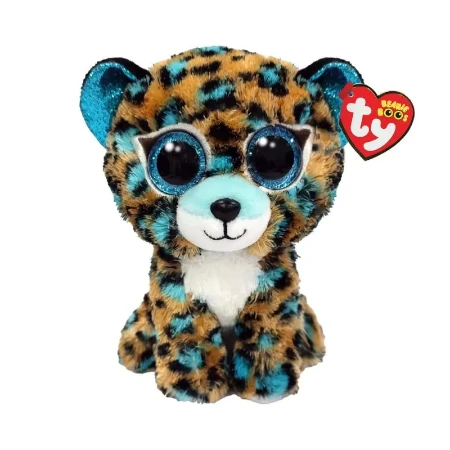 Ty Peluche Beanie Boos Leopardo Cobalt 15 cm