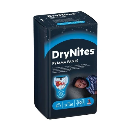 Drynites Mutandine Boy per la Notte Pacco Singolo 4-7 anni (dai 17 ai 30 kg)