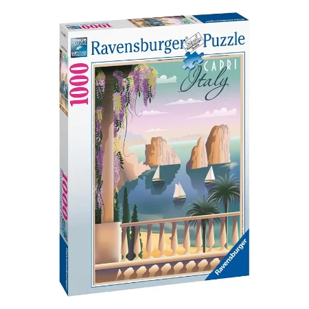 Ravensburger Puzzle Postcard from Capri Italy 1000 pezzi