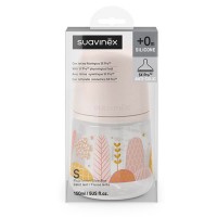 Suavinex Biberon Dreams con Tettarella Simmetrica SX Pro 150ml Flusso Lento - Rosa