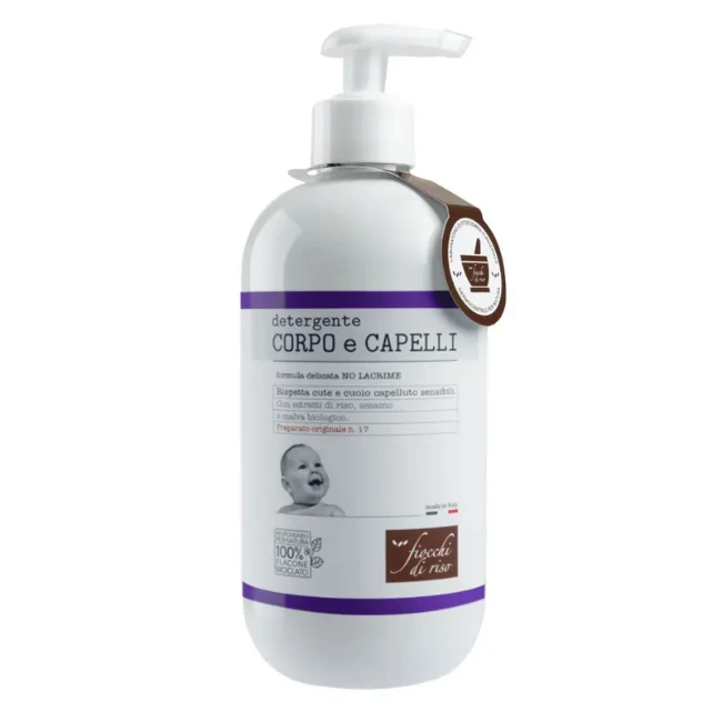 Fiocchi di Riso Detergente Corpo e Capelli 400ml