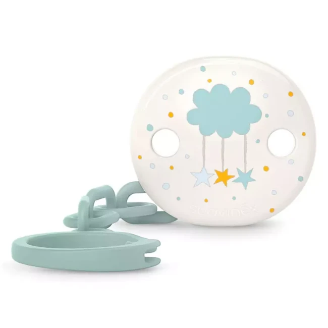 Suavinex Dreams Catenella Portaciuccio con Clip - Azzurro