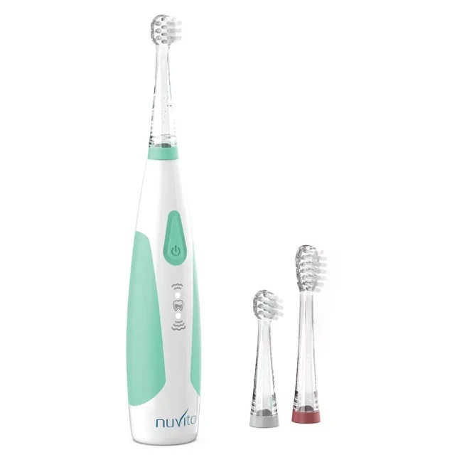 Nuvita Spazzolino Elettrico Sonic Clean&Care con 2 Testine