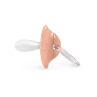 Suavinex 2pz Ciuccio Dreams in Silicone con Tettarella Simmetrica Sx Pro, Confezione Doppia, 18+ Mesi - Rosa
