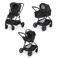 Foppapedretti Trio Divo Travel System con Passeggino Leggero, Navicella e Seggiolino Auto i-Size - Chic
