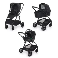 Foppapedretti Trio Divo Travel System con Passeggino Leggero, Navicella e Seggiolino Auto i-Size - Glamour 
