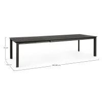 Bizzotto Tavolo Allungabile Konnor 110 x 200-300 cm