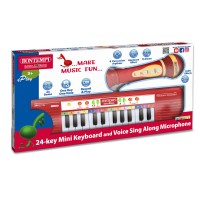 Bontempi Tastiera 24 Tasti con Microfono Karaoke
