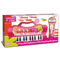 Bontempi iGirl Tastiera 24 Tasti con Microfono Karaoke