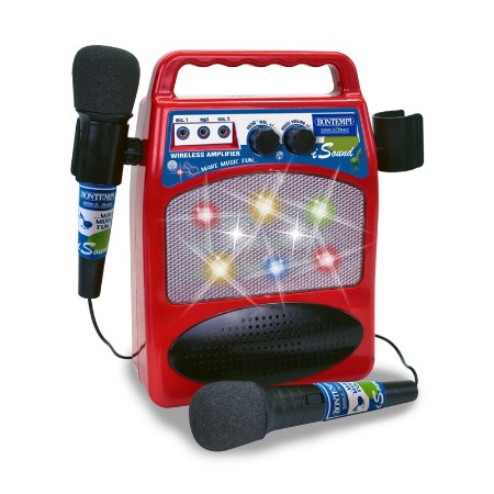Bontempi Amplificatore Wireless con 2 Microfoni