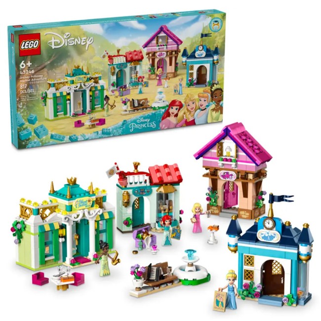 LEGO Disney Avventura al Mercato Principesse Disney 43246