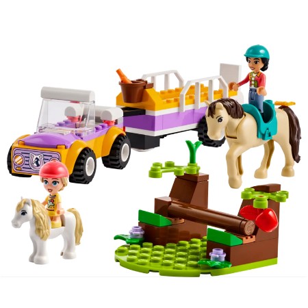 LEGO Friends Rimorchio con Cavallo e Pony 42634