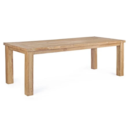Bizzotto Tavolo da Esterno Bounty in Teak Riciclato per Giardino 240x100 cm