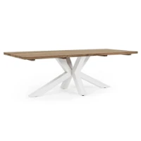 Bizzotto Tavolo da Esterno Ramsey per Giardino 240x100 cm