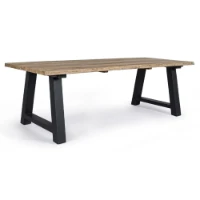 Bizzotto Tavolo da Esterno Rolland per Giardino 240x100 cm