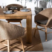 Bizzotto Tavolo da Esterno Maverick per Giardino 240x100 cm