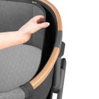 Maxi-Cosi Culla Iora per Co-sleeping con Sponda Laterale Removibile - Essential Graphite
