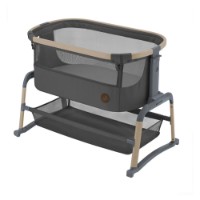 Maxi Cosi Culla Iora Air per Co-sleeping con Funzione Dondolo e tessuti Ecocare Traspiranti, max 9kg - Beyond Graphite