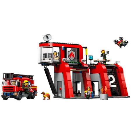 LEGO City Caserma dei Pompieri e Autopompa 60414