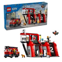LEGO City Caserma dei Pompieri e Autopompa 60414