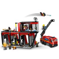LEGO City Caserma dei Pompieri e Autopompa 60414
