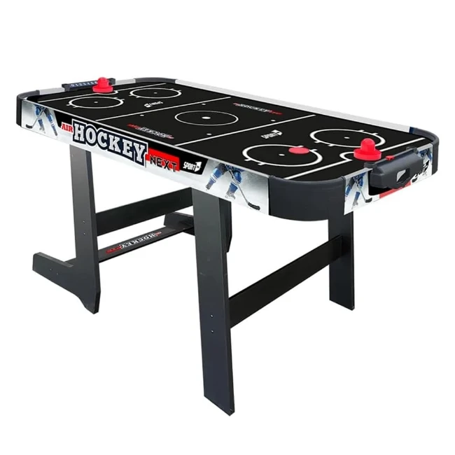 Sport One Tavolo Air Hockey Pieghevole Salvaspazio Next Black Special Edition