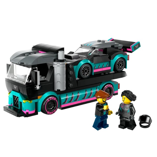 Paniate LEGO City Auto da Corsa e Trasportatore 60406