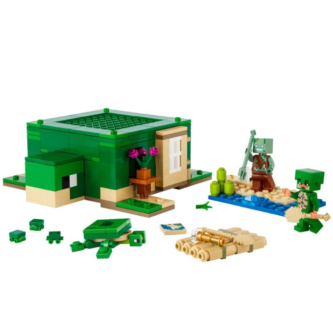 Paniate LEGO Minecraft Beach House della Tartaruga 21254