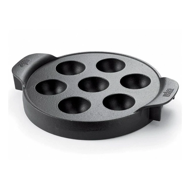 Weber Piastra in Ghisa Ebelskiver Gourmet BBQ System per Polpette Pancake