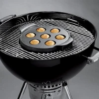 Weber Piastra in Ghisa Ebelskiver Gourmet BBQ System per Polpette Pancake