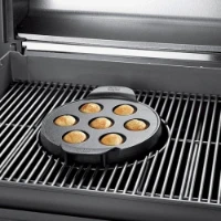 Weber Piastra in Ghisa Ebelskiver Gourmet BBQ System per Polpette Pancake