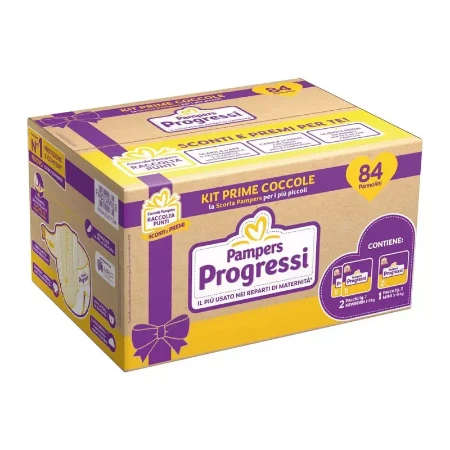 Pannolini Progressi Kit Prime Coccole - 84 pz