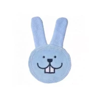 Mam Oral Care Rabbit Guanto Spazzolino in Microfibra per Neonato - colore blu