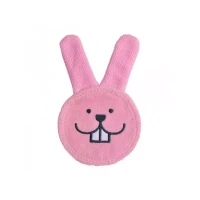 Mam Oral Care Rabbit Guanto Spazzolino in Microfibra per Neonato - colore rosa