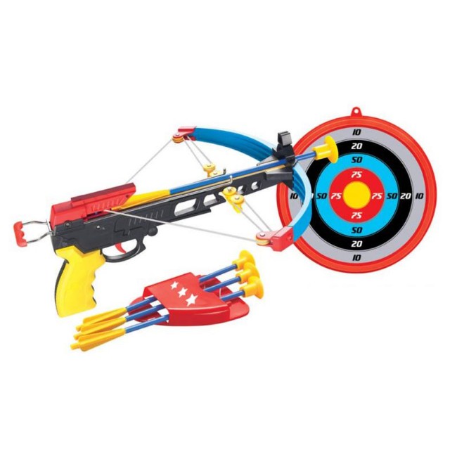 Sport One Set Balestra completo di Bersaglio e 3 Frecce