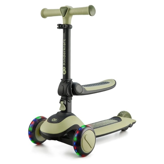 Kinderkraft Monopattino a 3 Ruote Halley Colore Verde