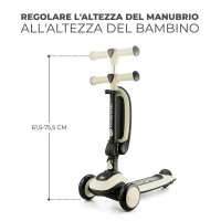 Kinderkraft Monopattino a 3 Ruote Halley Colore Beige