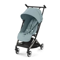 Cybex Gold Passeggino Leggero Libelle Telaio Taupe omologato Bagaglio a Mano, Adattabile a Duo - Stormy Blue