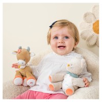 Nattou Mini Peluche Mila la Mucca con Sonaglio