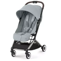 Cybex Gold Passeggino Leggero Orfeo con Telaio Taupe, Compatto e Modulabile in Travel System - Stormy Blue