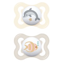 Mam 2pz Ciucci Air 2-6m in Silicone - Neutro