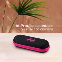 Chicco Occhiali da Sole Antigraffio per Bambini con Custodia e Montatura Flessibile 12m+ - Rosa
