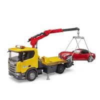 Bruder Camion di Soccorso Stradale Scania Super 560R con Modulo Luci e Suoni e Roadster 03552