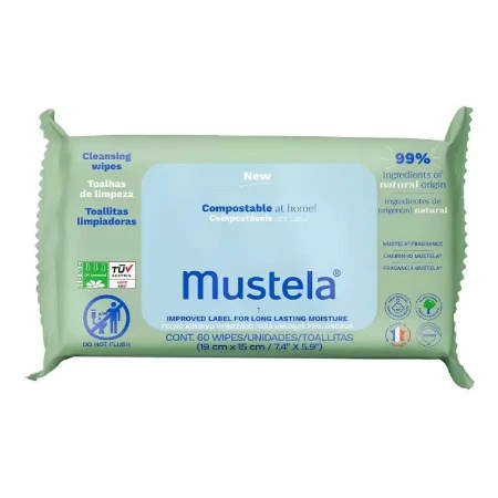 Mustela Salviette Compostabili Profumate 60pz