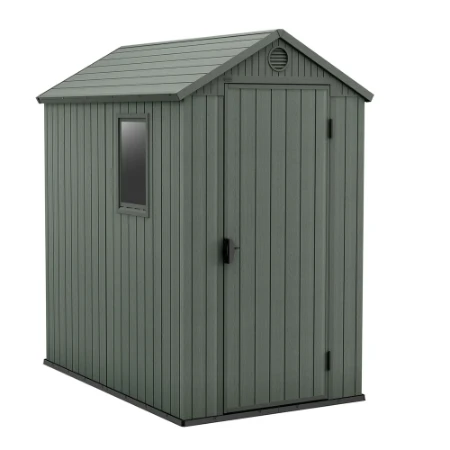 Keter Casetta da Giardino Porta Attrezzi in Resina Darwin 4x6 Green