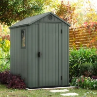 Keter Casetta da Giardino Porta Attrezzi in Resina Darwin 4x6 Green
