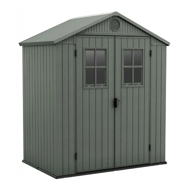 Keter Casetta da Giardino Porta Attrezzi in Resina Darwin 6x4 Green