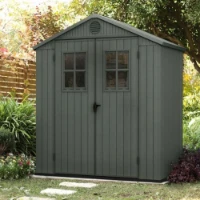 Keter Casetta da Giardino Porta Attrezzi in Resina Darwin 6x4 Green