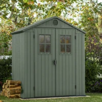 Keter Casetta da Giardino Porta Attrezzi in Resina Darwin 6x4 Green
