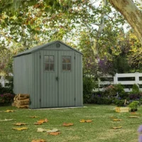 Keter Casetta da Giardino Porta Attrezzi in Resina Darwin 6x6 Green